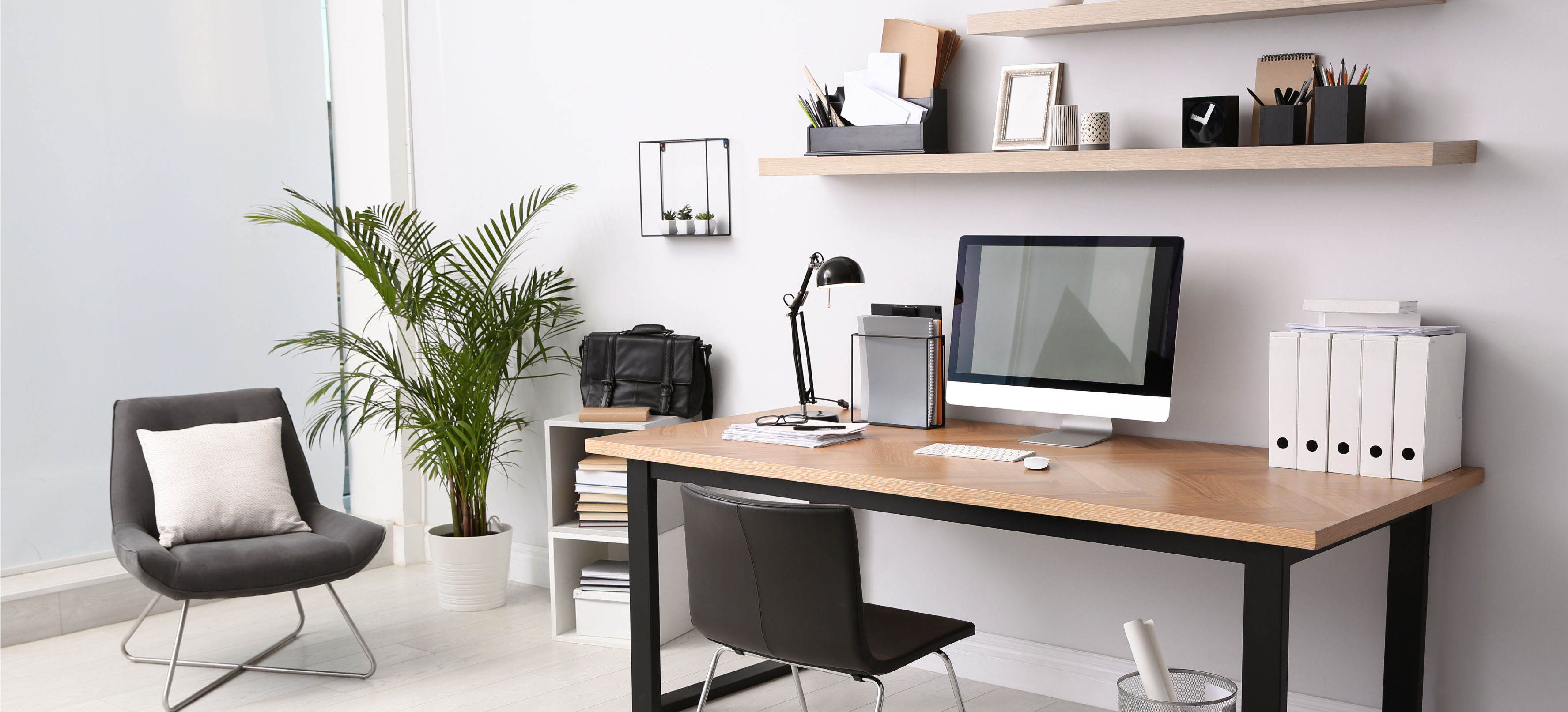 Work from home outlet table and chair